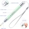 2 Pieces LED Diamond Painting Tools Pen 5D USB Rechargeable Lighting Point Drill Pen with 10 Head and 20 Glue Clay for Kids DIY Handicraft(Green, Purple)